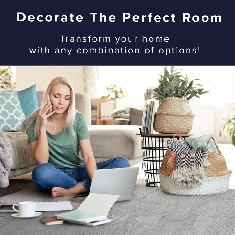 We Sell Mats Forest Floor Farmhouse 3/8 Inch Thick Printed Foam Tiles, Premium Wood Grain Interlocking Foam Floor Mats, Anti-Fatigue Flooring â€“ Stylish Flooring Solution - Image 3